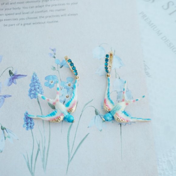 COPY - Bill skinner swallow earrings - Picture 8 of 12